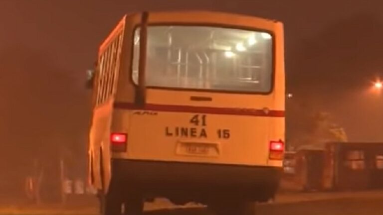 Trabajador denuncia autobús fantasmas nocturnos